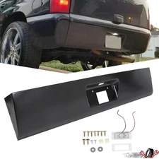For 00-06 CHEVY TAHOE SUBURBAN GMC Rear Roll pan Rollpan bumper w/Light & Screws