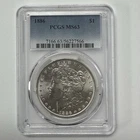 1886 $1 Morgan Silver Dollar PCGS MS63 US Coin