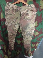PANTALONE MIMETICO ESERCITO ITALIANO TG 50 MOTO CACCIA ESCURSIONISMO RARITÀ