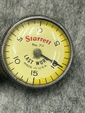 Vintage Starrett No. 711 Last Word Dial Indictator .001β Made In USA