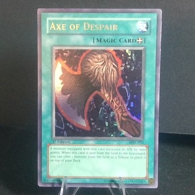 YuGiOh Axe of Despair MRL-002 Magic Ruler 1st Edition Spell-Equip Konami