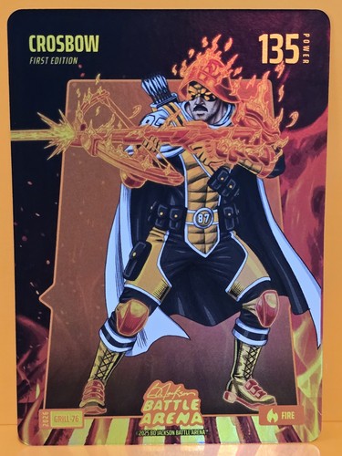 2026 Bo Jackson Battle Arena Sidney Crosby “Crosbow” Grillin Battlefoil SP Fire
