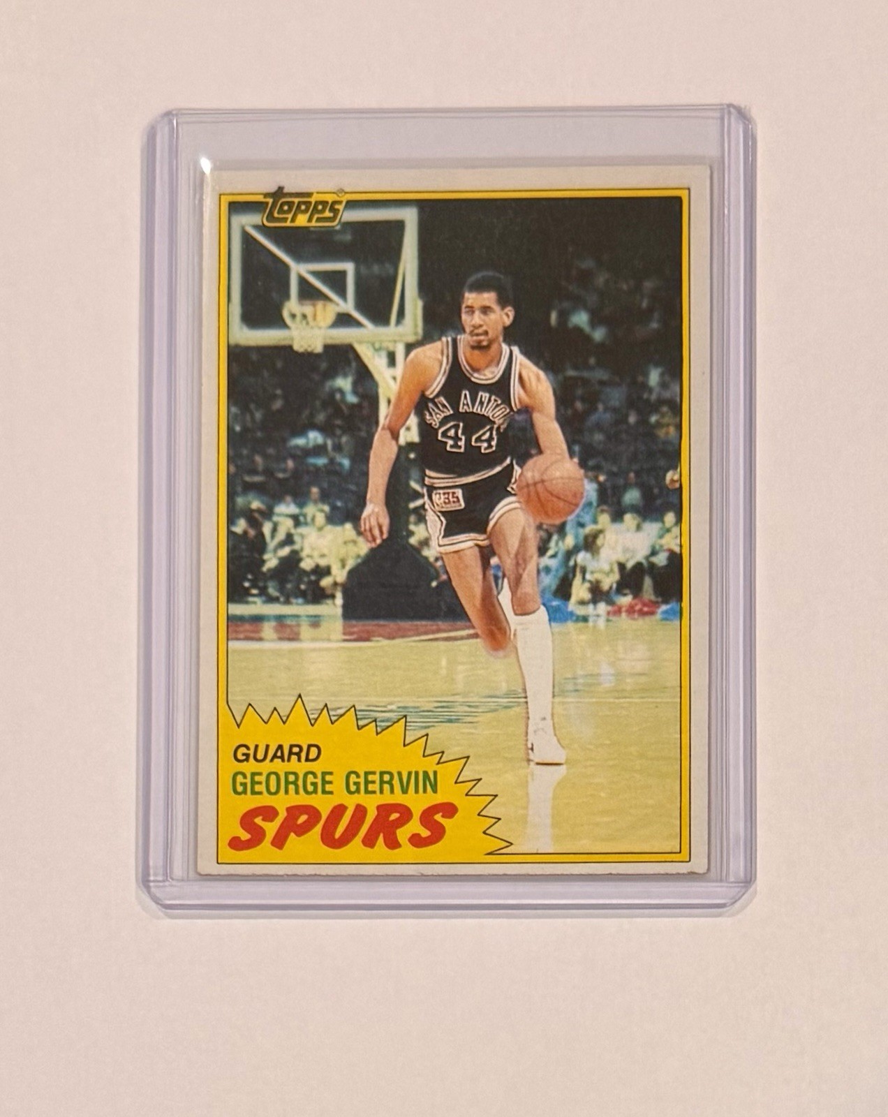 Topps 1981-82 George Gervin #37 San Antonio Spurs Basketball Card