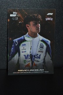 Carte Topps F1 Lights out 2026 NERO ROOKIE Arvid Lindblad /25