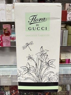 FLORA By GUCCI Gracious Tuberose 3.4oz 100ml EDT Spray Women RARE- NEW UNUSED