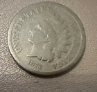 1873 Indian Head Cent  "Not Cleaned -Actual Coin Pictured"