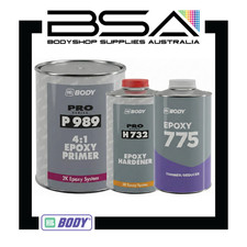 HB BODY H732 + P989 4:1 2K EPOXY PRIMER + 775 EPOXY THINNER / REDUCER 2L KIT