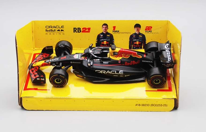 Bburago 1:43 2025 Oracle RB21 F1 Formula Red Bull Max Verstappen