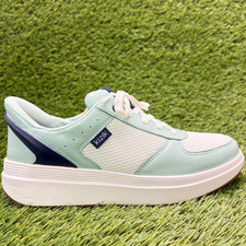 Kizik Brisbane Womens Size 6.5D Blue White Athletic Hands Free Shoes Sneakers