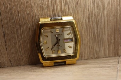 s*6様 14KT ALL GOLD 金無垢】希少 ALEXORA 17石 手巻 Vintage Seiko DX Automatic 17 Jewels 6106-5529 Watch Gold Plated