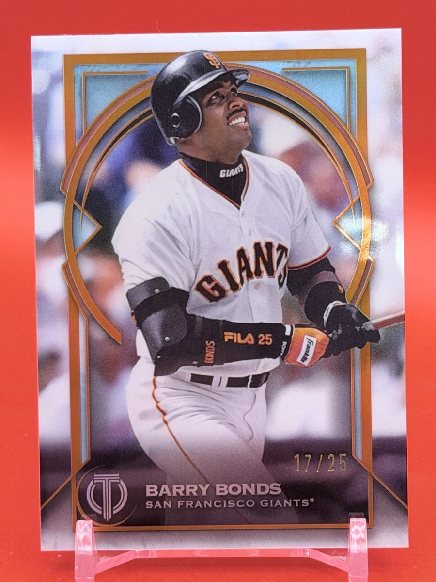 Topps Barry Bonds Baseball Serial Numbered Sports Trading Cards