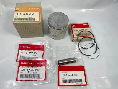 HONDA NH125 AERO125 LEAD 1984 PISTON (0.50)+RING+PIN+CLRCLIPS NOS 13103-KG8-305. - Photo 1/4