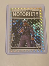 2025 Panini Mosaic Ashton Jeanty Silver Mosaic Notoriety Insert #18