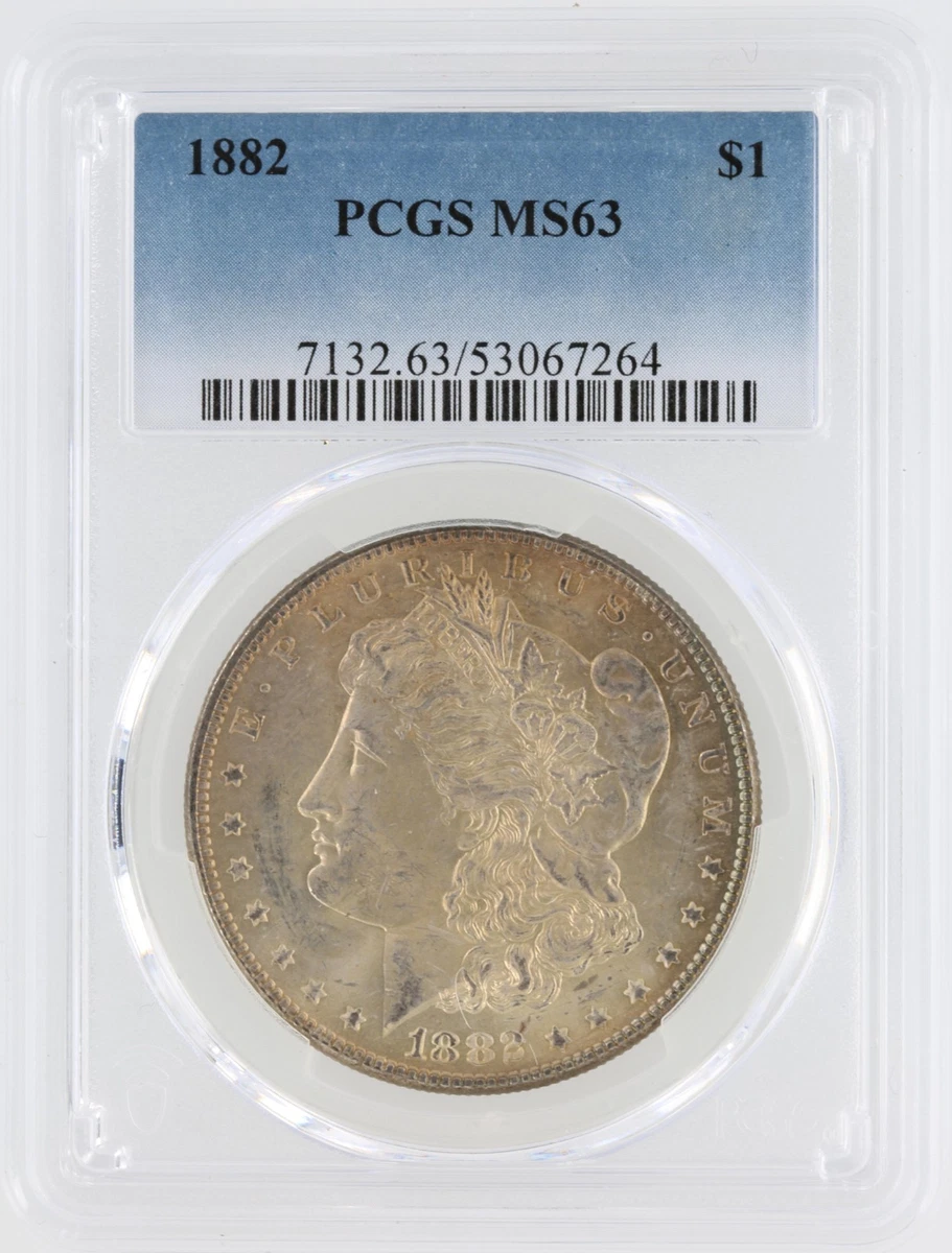 MS 63 Graded 1882 Year Morgan US Dollars (1878-1921) for sale | eBay