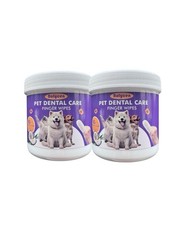 Bolycen Pet Dental Care Finger Wipes   60 Count Coconut Scent for Dogs  Cats 2p