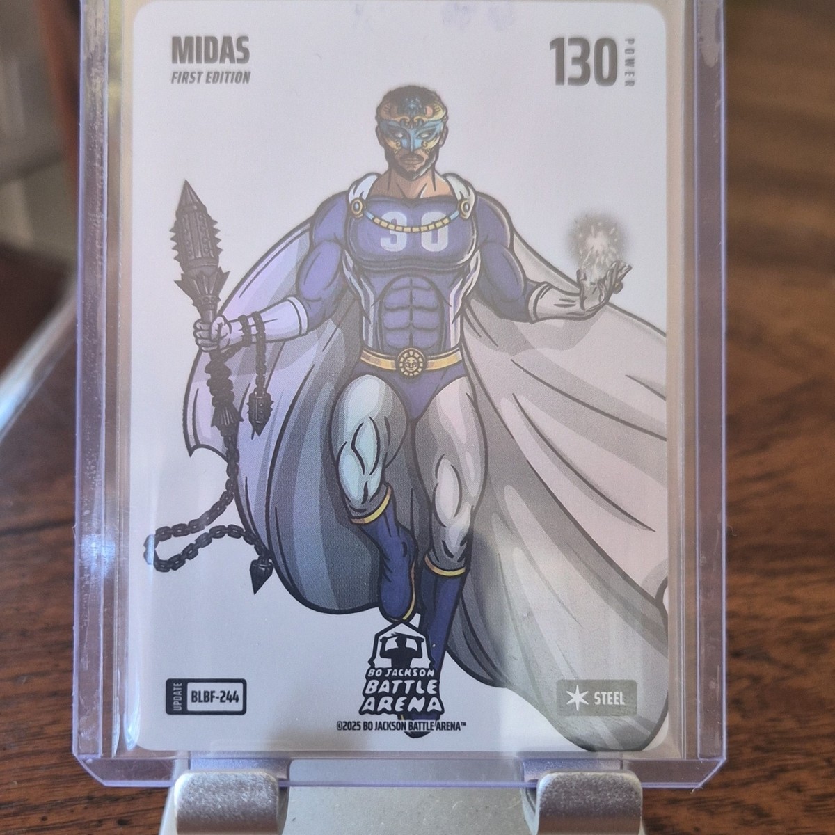 Bo Jackson Battle Arena Midas Steel blizzard Card BLBF-244 130 Power