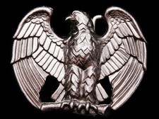 IH23105 UNUSED AWESOME VINTAGE 1970s AVON REGAL EAGLE PEWTERTONE BUCKLE