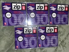 Iomega Zip Disk 100MB Formatted for IBM Compatibles Lot of 5 unused disks