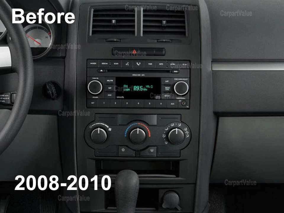 For Dodge Charger 2008-2010 Apple CarPlay Android 12.0 Car Stereo Radio WiFi GPS Foto 3 de 4