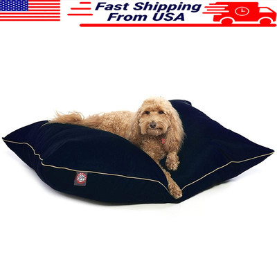 Super Value Dog Bed Machine Washable Durable Poly Cotton Hypoallergenic Medium