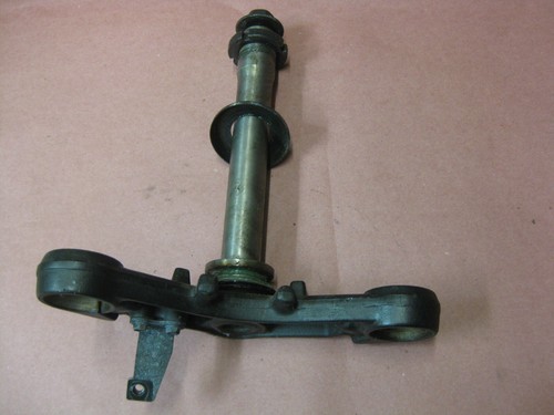 2009 Kawasaki Ninja EX250J EX 250 EX250 lower triple tree fork shock clamp stem - Picture 3 of 5