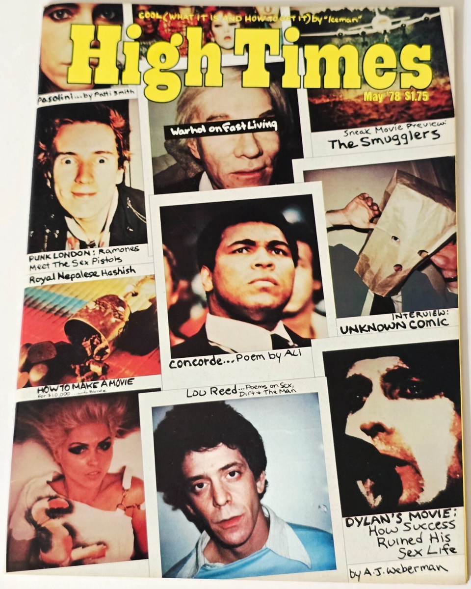 Johnny's - のんのん JOHNNY ROTTEN 1978 HIGH TIMES MAGAZINE ANDY WARHOL PUNK ROCK