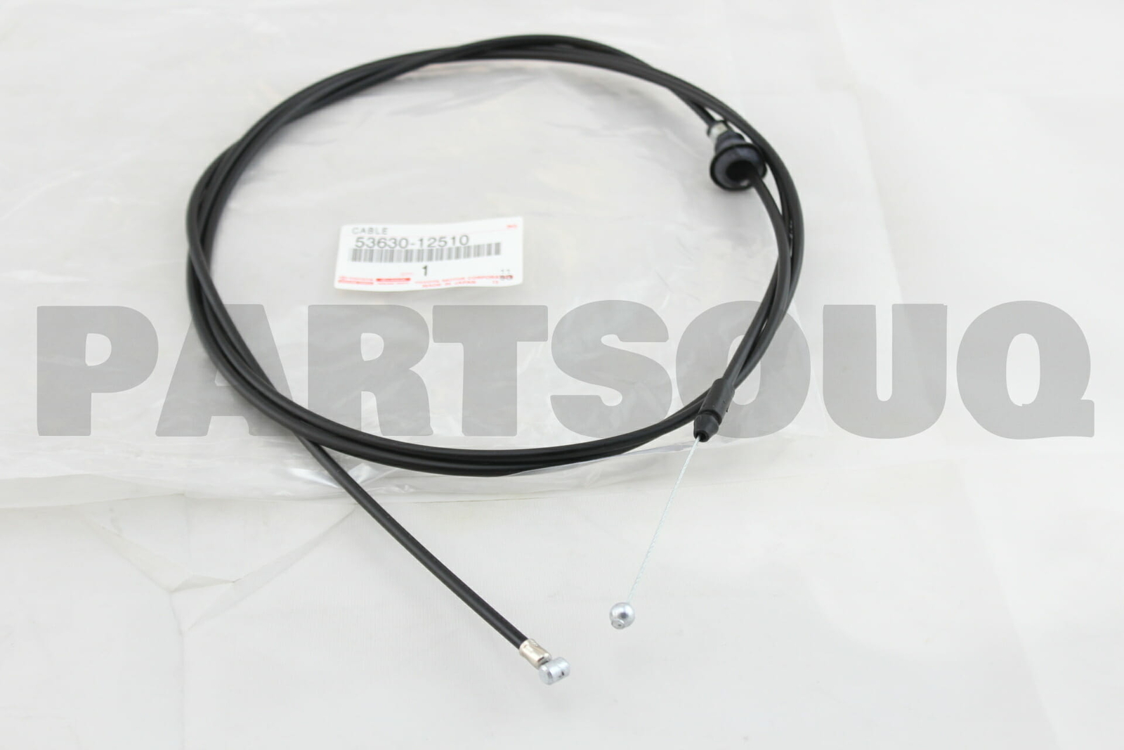 5363012510 Genuine Toyota CABLE ASSY, HOOD LOCK CONTROL 53630 