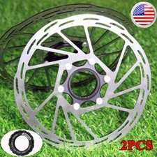 2PCS Bicycle Centerlock Rotor Road MTB Bike Disc Brake Rotor 140/160/180/203mm