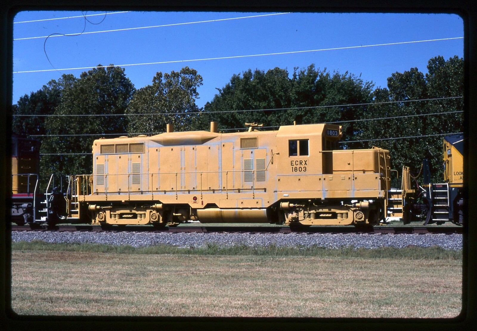 Railroad Slide - ECRX #1803 Diesel Locomotive 2000 Vintage Freight ...