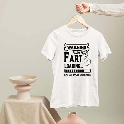 Warning Fart Loading Eat At Your Own Risk T-shirt Funny Comedy Hilarious Gifts - Picture 10 of 20