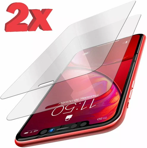 2Pcs Screen Protector Cover Tempered Glass For iPhone 11/12/13/14/15/16/13 PRO