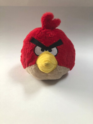 Classic Angry Birds Red 5'' Plush Rovio Commonwealth Toys - NO SOUND
