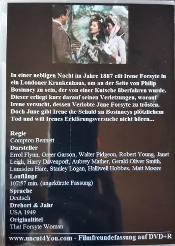 Drama DVD Das Schicksal der Irene Forsyte ( That Forsyte Woman ) 1949 / Errol... - Bild 2 von 2