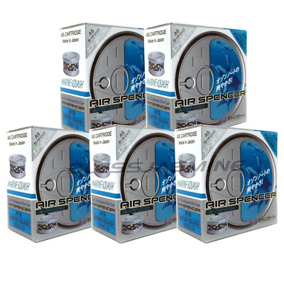 5-pk Air Spencer A19 Cartridge Marine Squash Scent Japan Car Air Freshener JDM