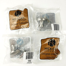 Hickory Discontinued P402 1 Satin Nickel Rope Cabinet Drawer Pull Knob Lot Of 4