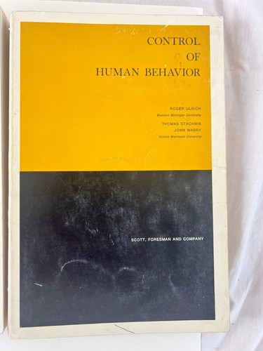 Control of Human Behavior. Vols 1-3 . Ulrich, Roger ~ Paperbacks ~ Good Cond - Picture 3 of 17