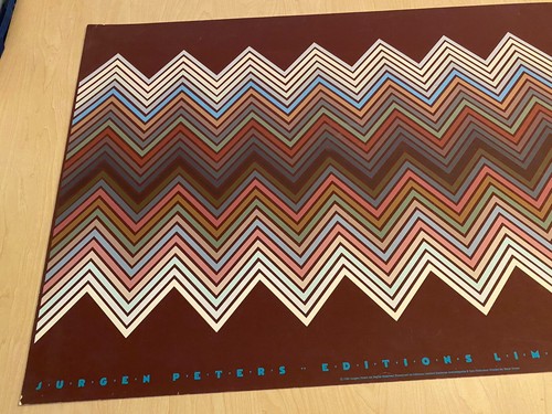 Jurgen Peters 1982 Art Gallery Poster Print 24x38 Geometric - Picture 5 of 14
