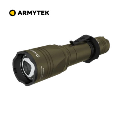 Armytek Dobermann Pro Taschenlampe OLIVE Magnet USB - 1400 Lumen - WARM