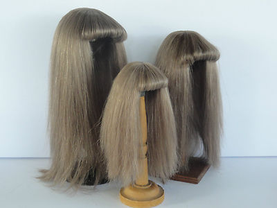 Perruque Pour Poupée T16 – 100% Cheveux Naturels, 49.5 Cm, Fabrication Française