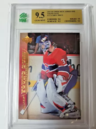 Carey Price YG Graded MNT 9.5 Gem Mint 2007-08 Upper Deck