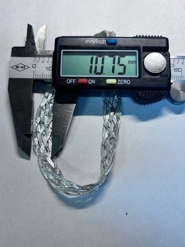 Vintage Sterling Silver Italy Made Herringbone Chain Bracelet 10.9g 8.5'' - Picture 5 of 6