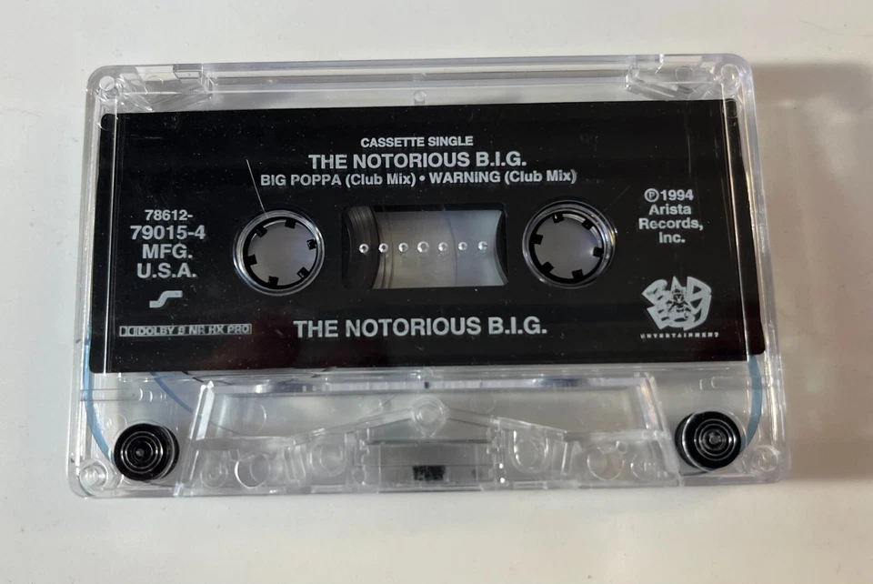 The Notorious BIG – Big Poppa Cassette Single Biggie Warning 79015-4 Bad Boy Rap Foto 3 de 4