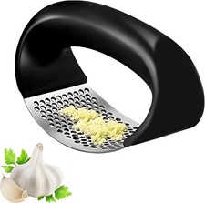 Premium Stainless Steel Garlic Press Crusher Mincer Kitchen Tool Manual