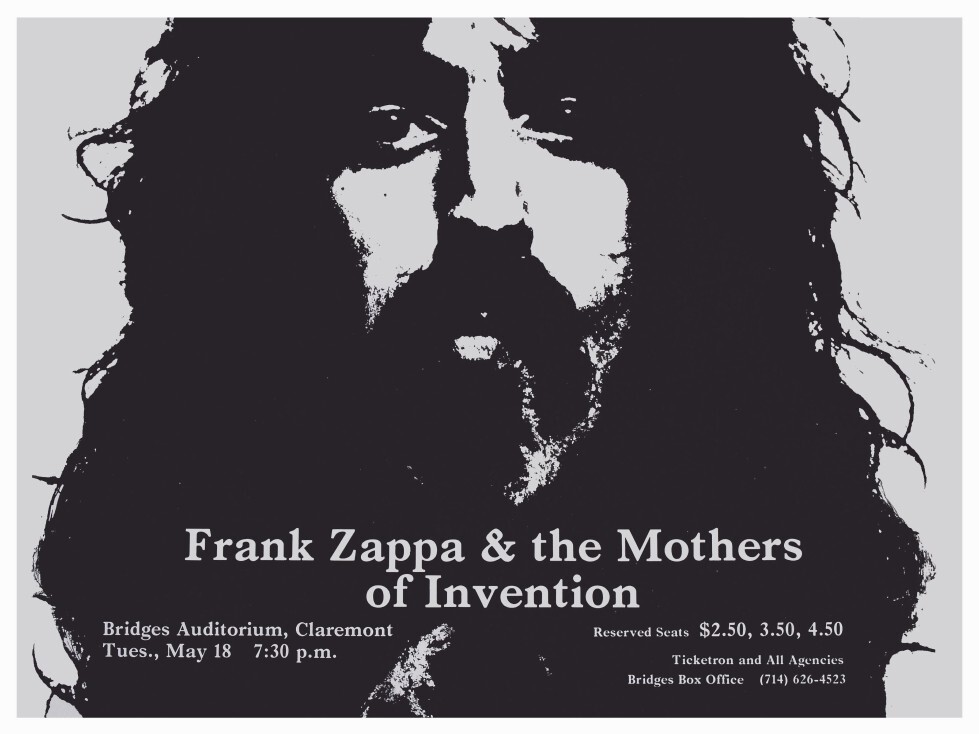 Frank Zappa POSTER Live in Concert **LARGE** the Mothers Of
