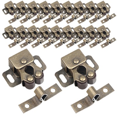 20pcs Wardrobe Door Roller Drawer Closet Door Closing Door Latches