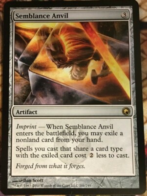 Semblance Anvil / Ähnlichkeitsamboss  - SCARS MIRRODIN -  englisch  (excellent)