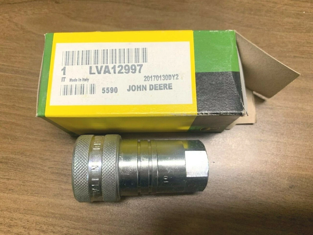 John Deere 1 NEW OEM LVA12997 Hyd. Quick-Connect Coupler 3/8 