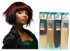 Feme Sensational Too 100% H Hair Yaki Natural Straight Weave 8"-18" Inch UK Sell