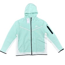 Nike Tech Fleece Mint Green Full Zip Hoodie Jacket, Size Medium NWT CU4489-379