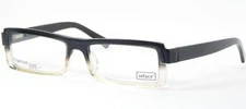 Inface Danish Design if 9141-761 Black /Clear UNIQUE RARE EYEGLASSES 52-16-136mm
